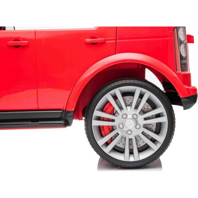 Детская аккумуляторная машинка Land Rover Discovery Красная