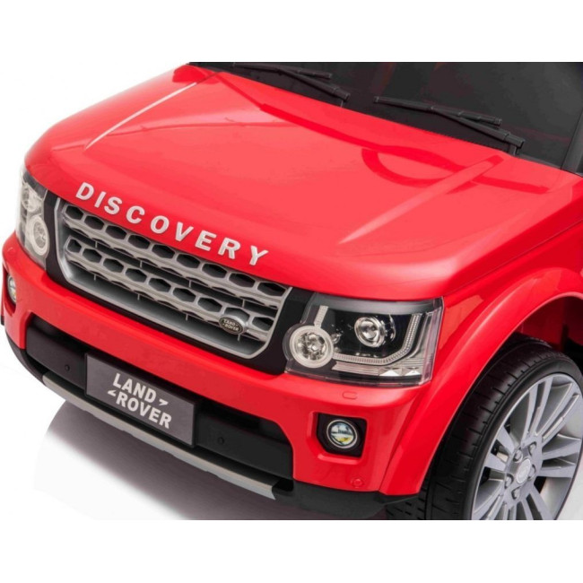Детская аккумуляторная машинка Land Rover Discovery Красная