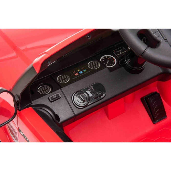 Дитяча акумуляторна машинка Land Rover Discovery Червона