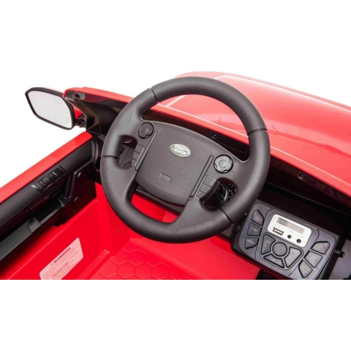 Дитяча акумуляторна машинка Land Rover Discovery Червона