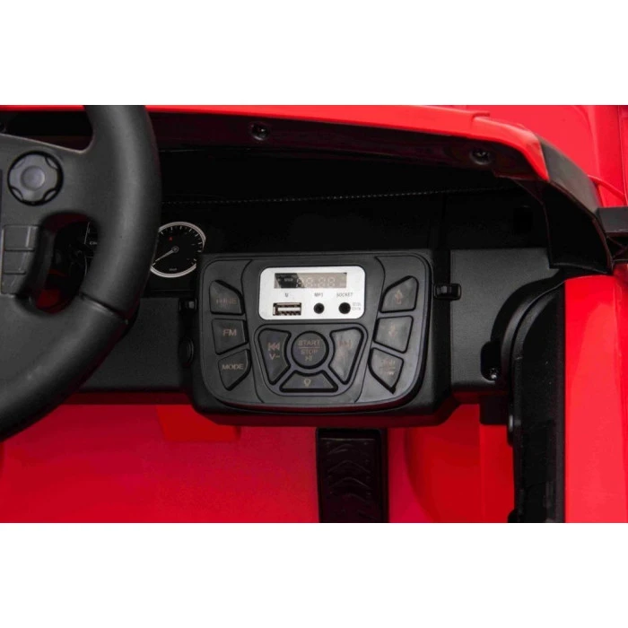 Дитяча акумуляторна машинка Land Rover Discovery Червона