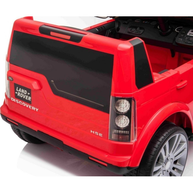 Детская аккумуляторная машинка Land Rover Discovery Красная