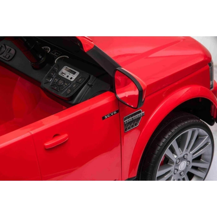 Дитяча акумуляторна машинка Land Rover Discovery Червона