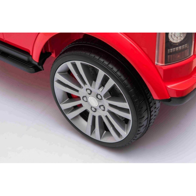 Детская аккумуляторная машинка Land Rover Discovery Красная