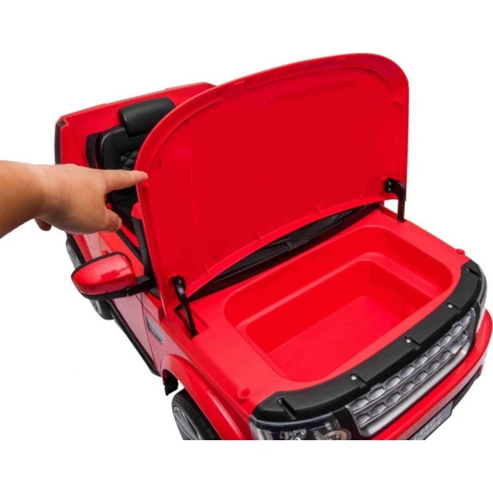 Дитяча акумуляторна машинка Land Rover Discovery Червона