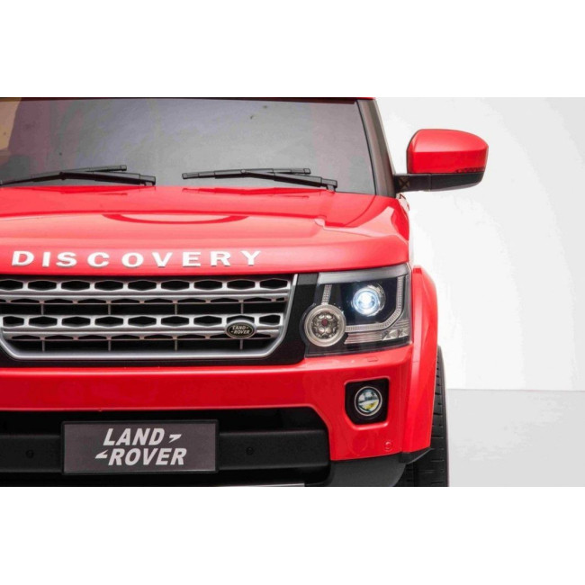 Детская аккумуляторная машинка Land Rover Discovery Красная