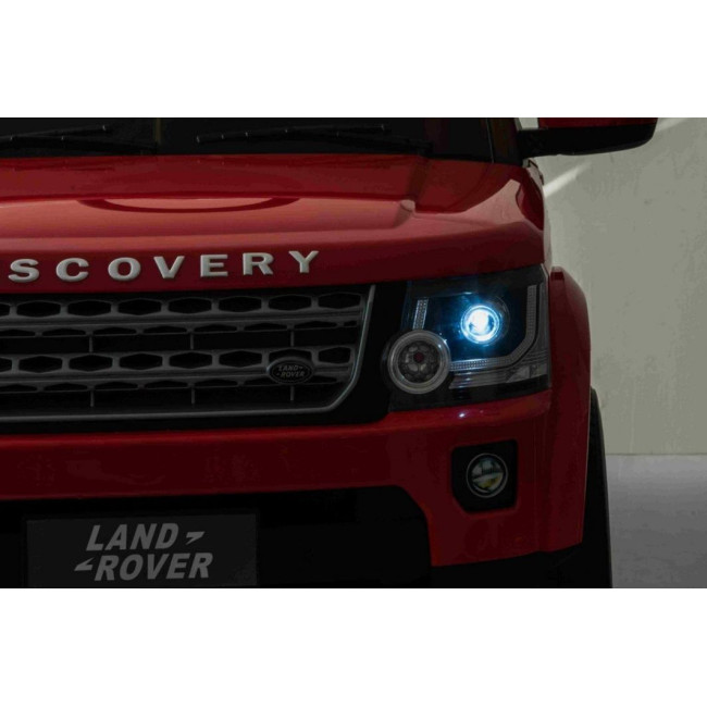 Детская аккумуляторная машинка Land Rover Discovery Красная