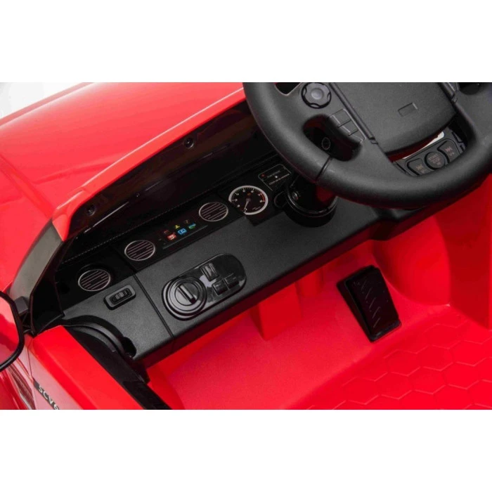 Дитяча акумуляторна машинка Land Rover Discovery Червона