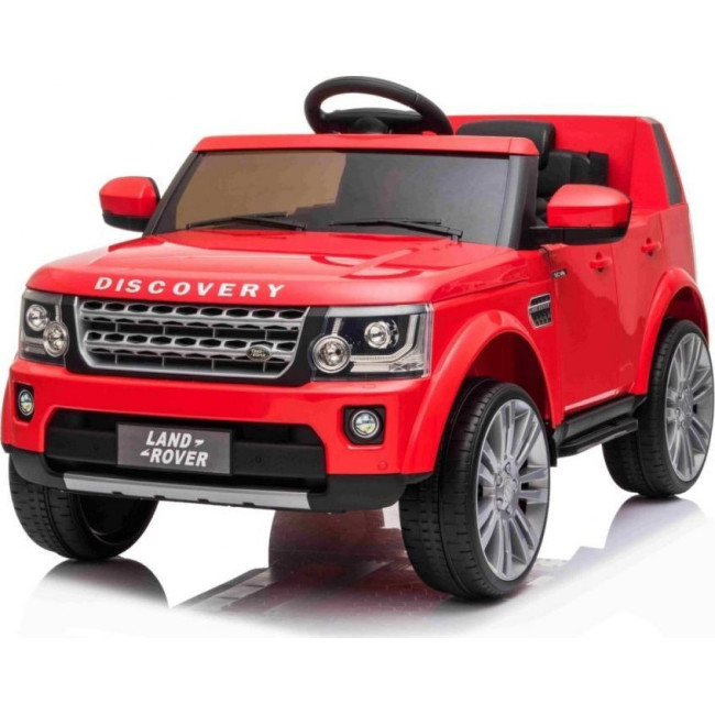 Детская аккумуляторная машинка Land Rover Discovery Красная