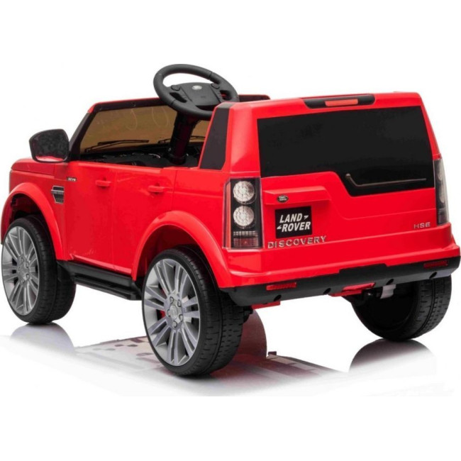 Детская аккумуляторная машинка Land Rover Discovery Красная