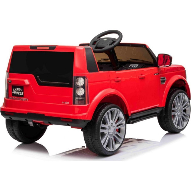 Детская аккумуляторная машинка Land Rover Discovery Красная