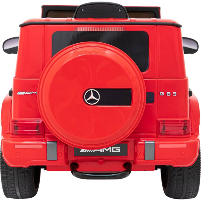 Детская аккумуляторная машинка Mercedes AMG G63 Красная