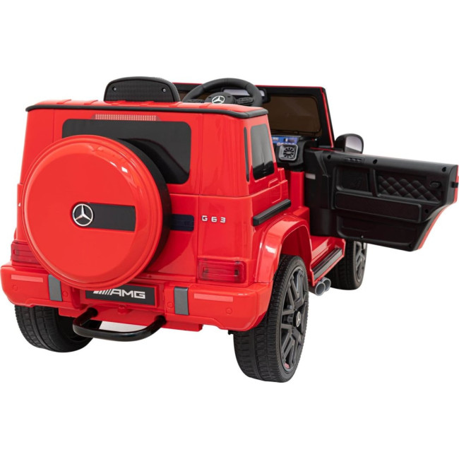 Детская аккумуляторная машинка Mercedes AMG G63 Красная