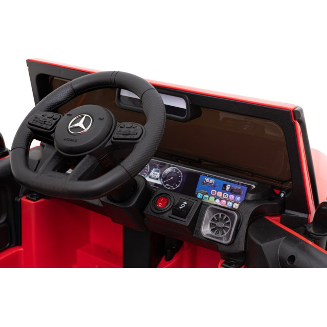 Детская аккумуляторная машинка Mercedes AMG G63 Красная