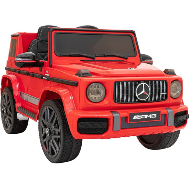 Детская аккумуляторная машинка Mercedes AMG G63 Красная