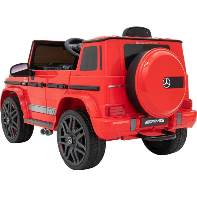 Детская аккумуляторная машинка Mercedes AMG G63 Красная