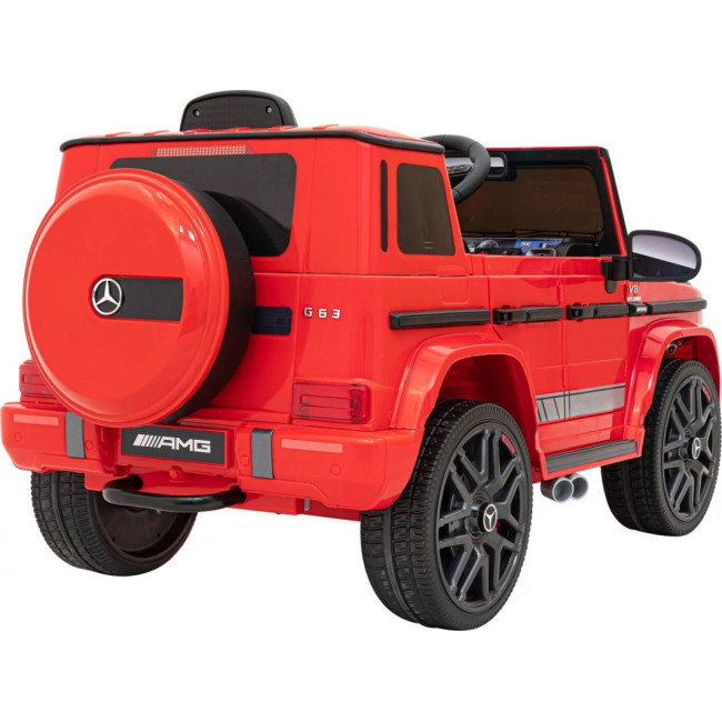 Детская аккумуляторная машинка Mercedes AMG G63 Красная