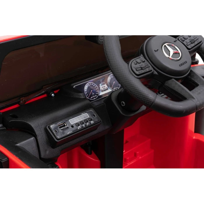 Дитяча акумуляторна машинка Mercedes AMG G63 Червона