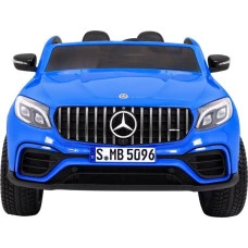 Дитяча акумуляторна машинка Mercedes GLC 63S Синя