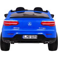 Дитяча акумуляторна машинка Mercedes GLC 63S Синя