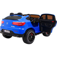 Дитяча акумуляторна машинка Mercedes GLC 63S Синя