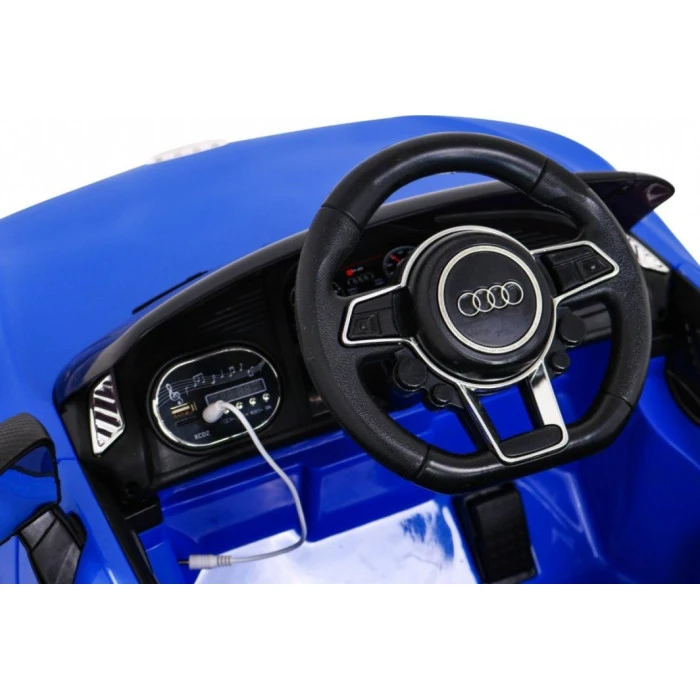 Детская аккумуляторная машинка Audi R8 Синяя