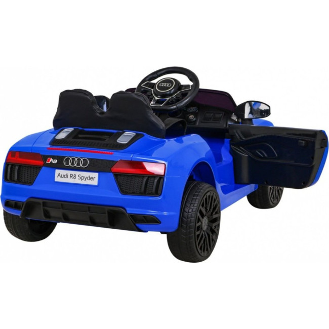 Дитяча акумуляторна машинка Audi R8 Синя