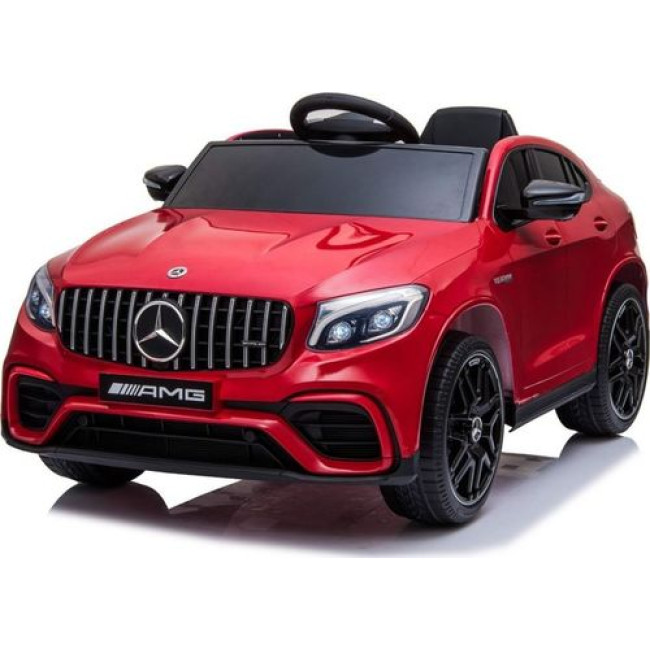 Детская аккумуляторная машинка Mercedes Benz GLC63S Красная