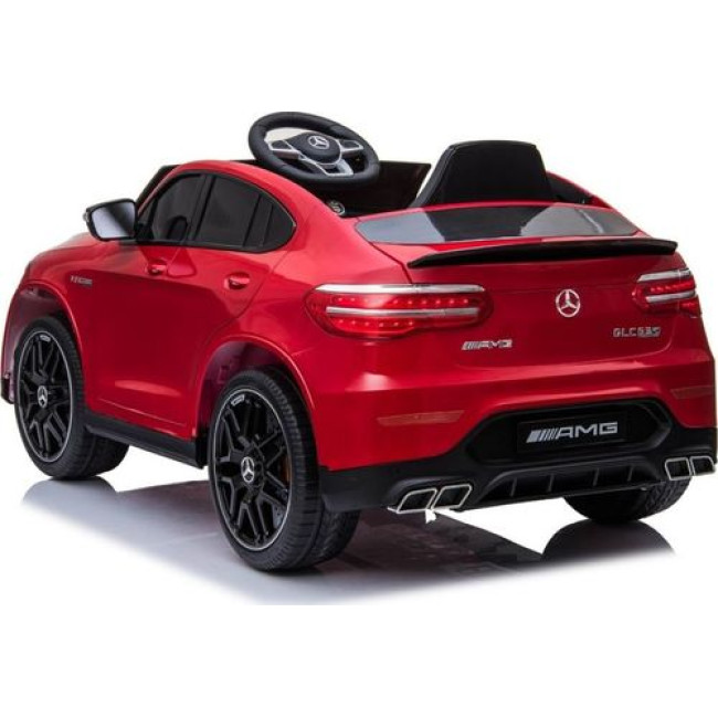 Детская аккумуляторная машинка Mercedes Benz GLC63S Красная