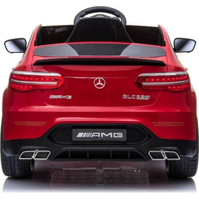 Детская аккумуляторная машинка Mercedes Benz GLC63S Красная