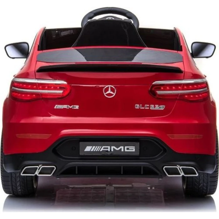Дитяча акумуляторна машинка Mercedes Benz GLC63S Червона