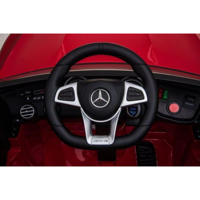 Детская аккумуляторная машинка Mercedes Benz GLC63S Красная