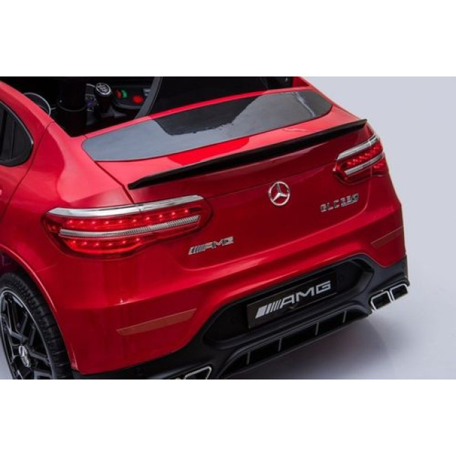 Детская аккумуляторная машинка Mercedes Benz GLC63S Красная