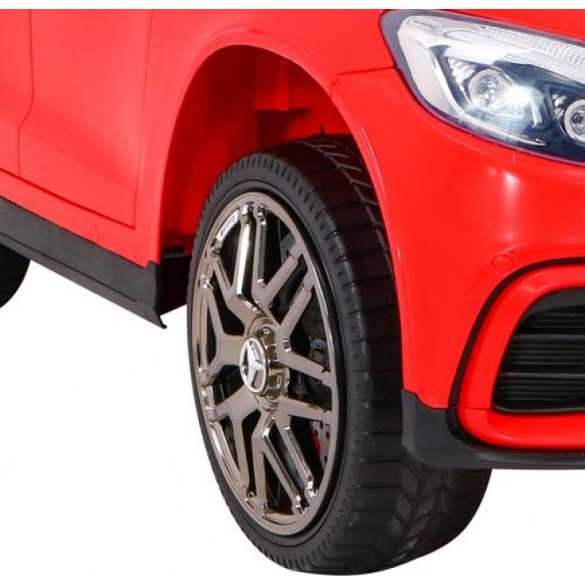 Детская аккумуляторная машинка Mercedes Benz GLC63S Красная