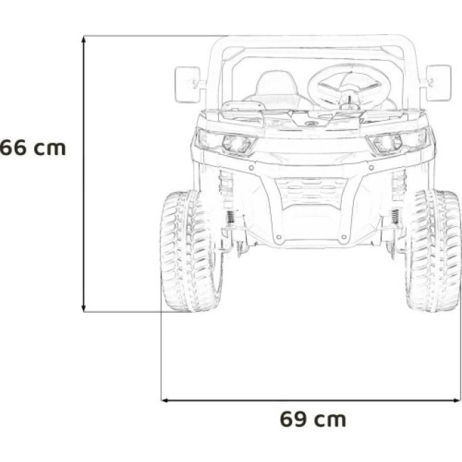 Детская аккумуляторная машинка Speed 900 Красная