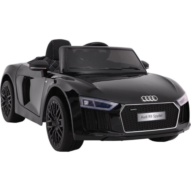 Дитяча акумуляторна машинка Audi R8 Spyder чорна