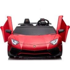 Детская аккумуляторная машинка Lamborghini Aventador SV Красная