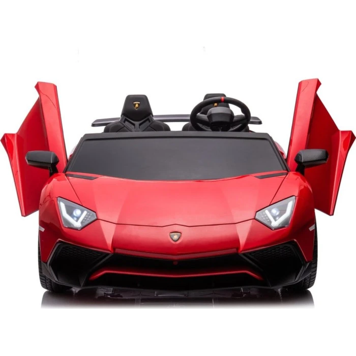 Детская аккумуляторная машинка Lamborghini Aventador SV Красная