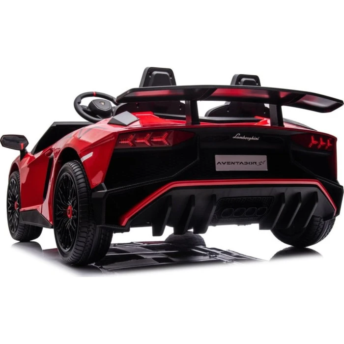 Детская аккумуляторная машинка Lamborghini Aventador SV Красная