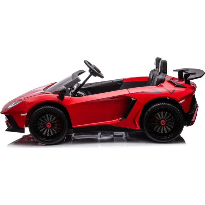 Детская аккумуляторная машинка Lamborghini Aventador SV Красная