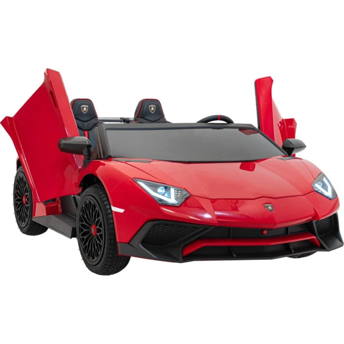 Детская аккумуляторная машинка Lamborghini Aventador SV Красная