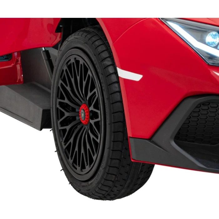 Детская аккумуляторная машинка Lamborghini Aventador SV Красная