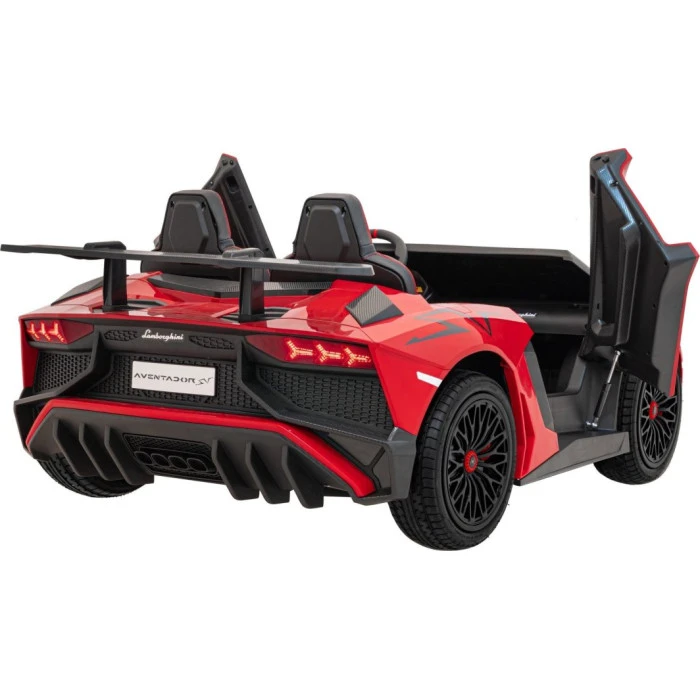 Детская аккумуляторная машинка Lamborghini Aventador SV Красная
