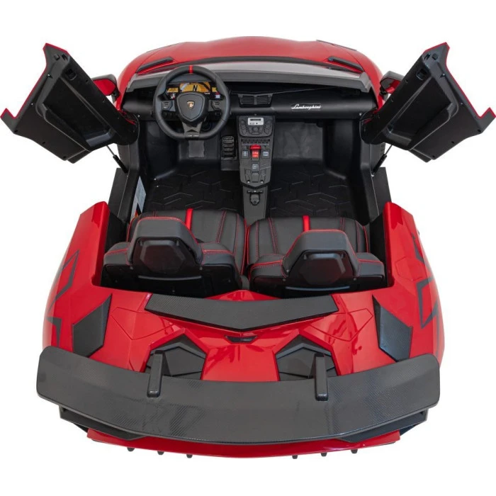 Детская аккумуляторная машинка Lamborghini Aventador SV Красная