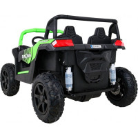 Детская аккумуляторная машинка Багги Strong Racing ATV для 2 детей Зеленая