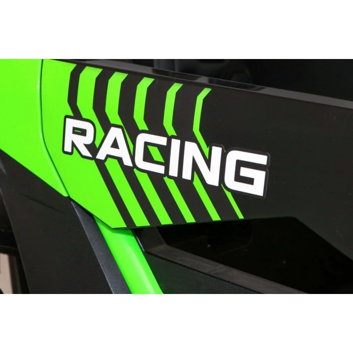 Детская аккумуляторная машинка Багги Strong Racing ATV для 2 детей Зеленая