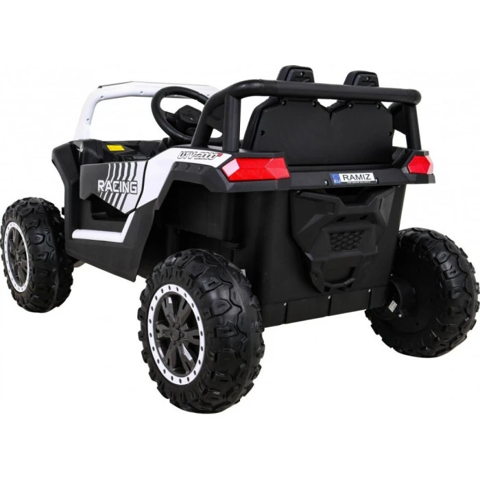 Детская аккумуляторная машинка Багги UTV 2000M Racing Battery Car, белая