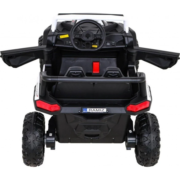 Детская аккумуляторная машинка Багги UTV 2000M Racing Battery Car, белая