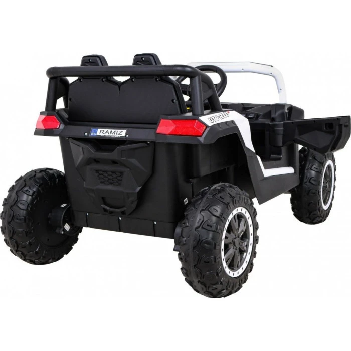 Детская аккумуляторная машинка Багги UTV 2000M Racing Battery Car, белая