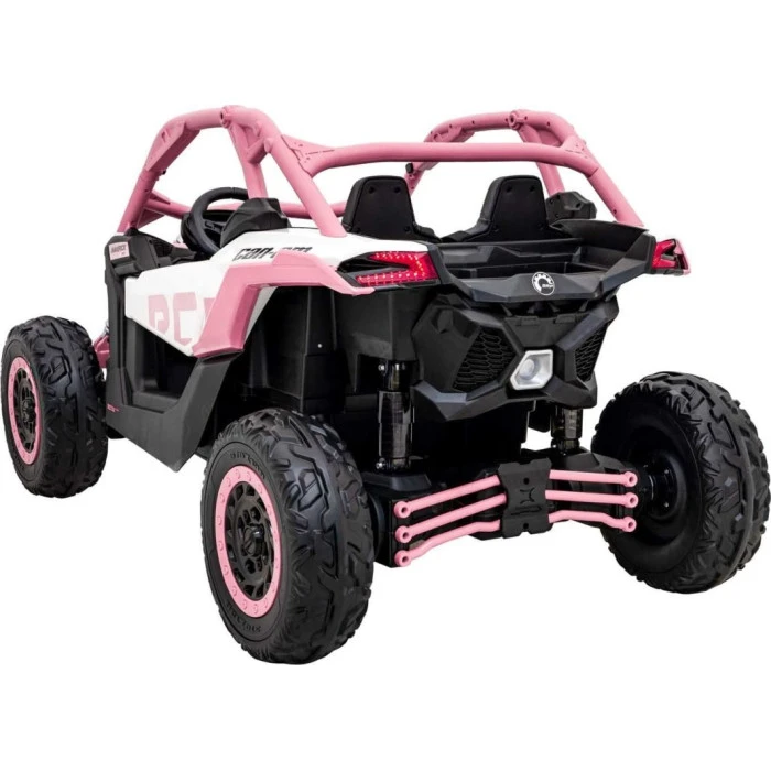 Дитяча акумуляторна машинка Баггі Maverick Turbo RR Рожева